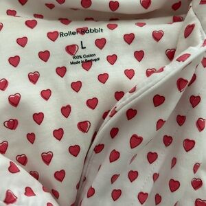 ROLLER RABBIT size large pajama set